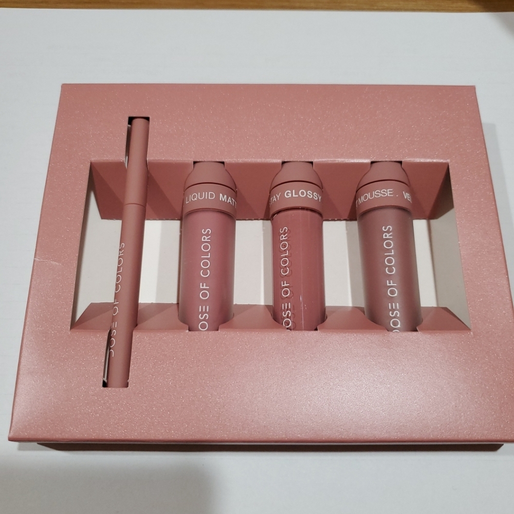 Dose of Colors Stone Lip Set by Dose of Colors, 4 Piece Set